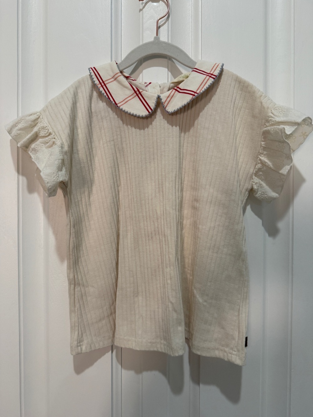 Matilda Jane "Take Note" Peter Pan Collared Knit Top (Girls, Size 8)